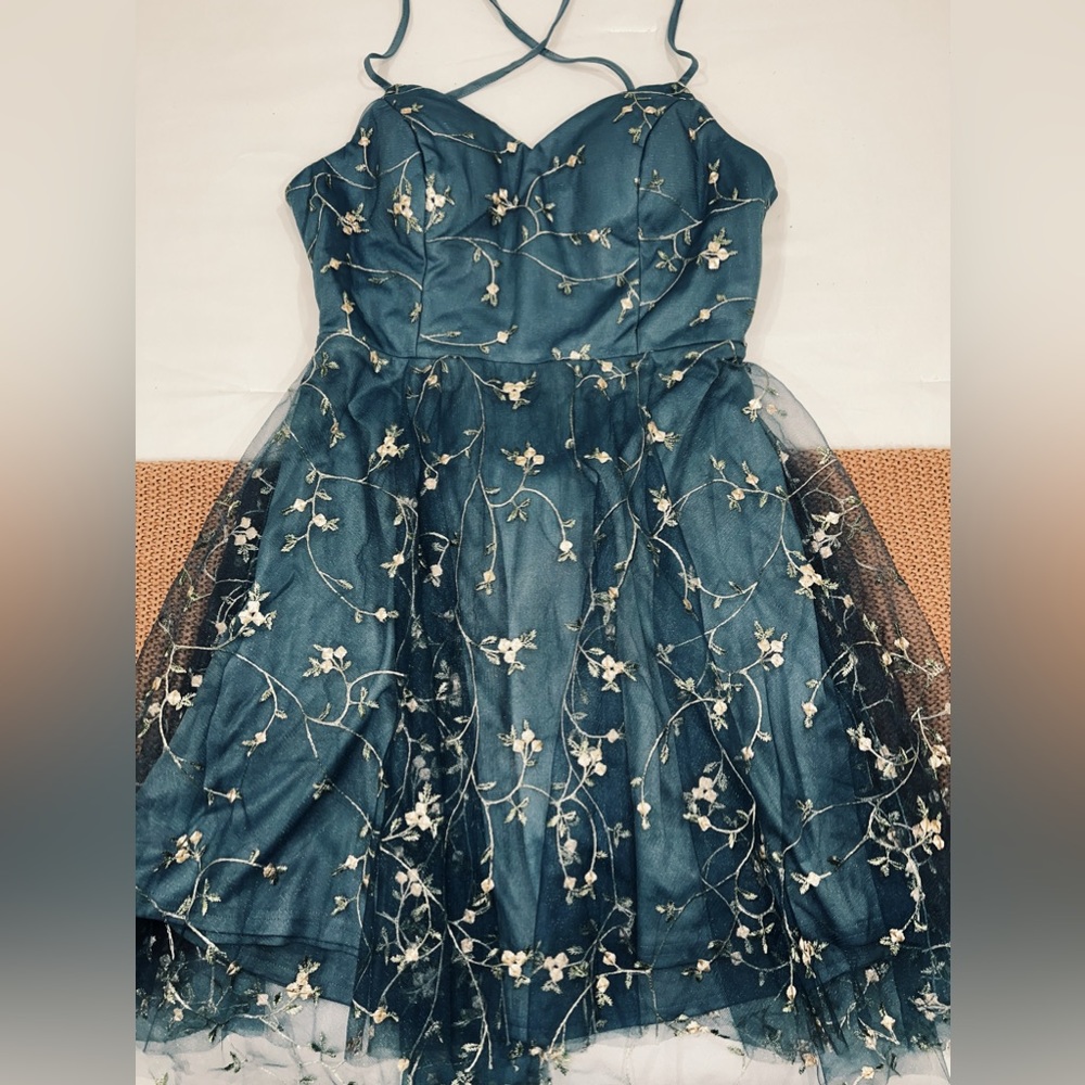 SHEIN blue dress